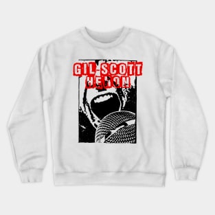 gil scot scream Crewneck Sweatshirt